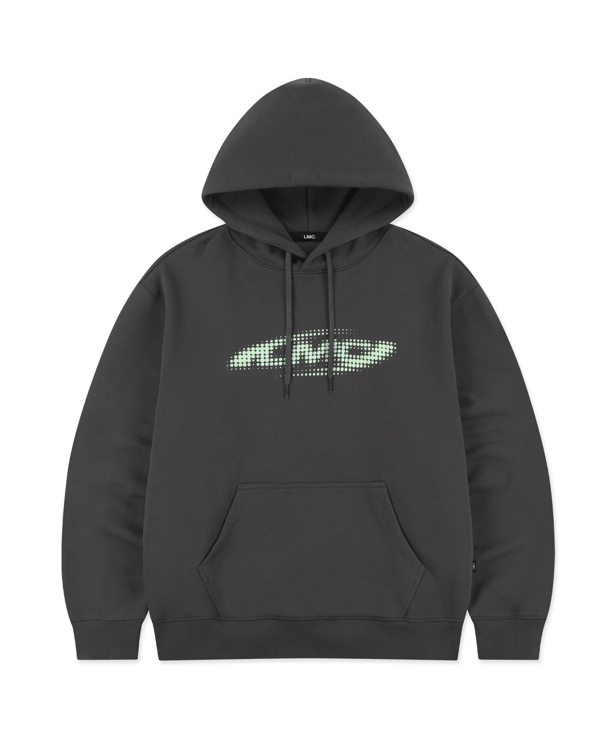 엘엠씨(LMC) HALFTONE LOGO HOODIE charcoal