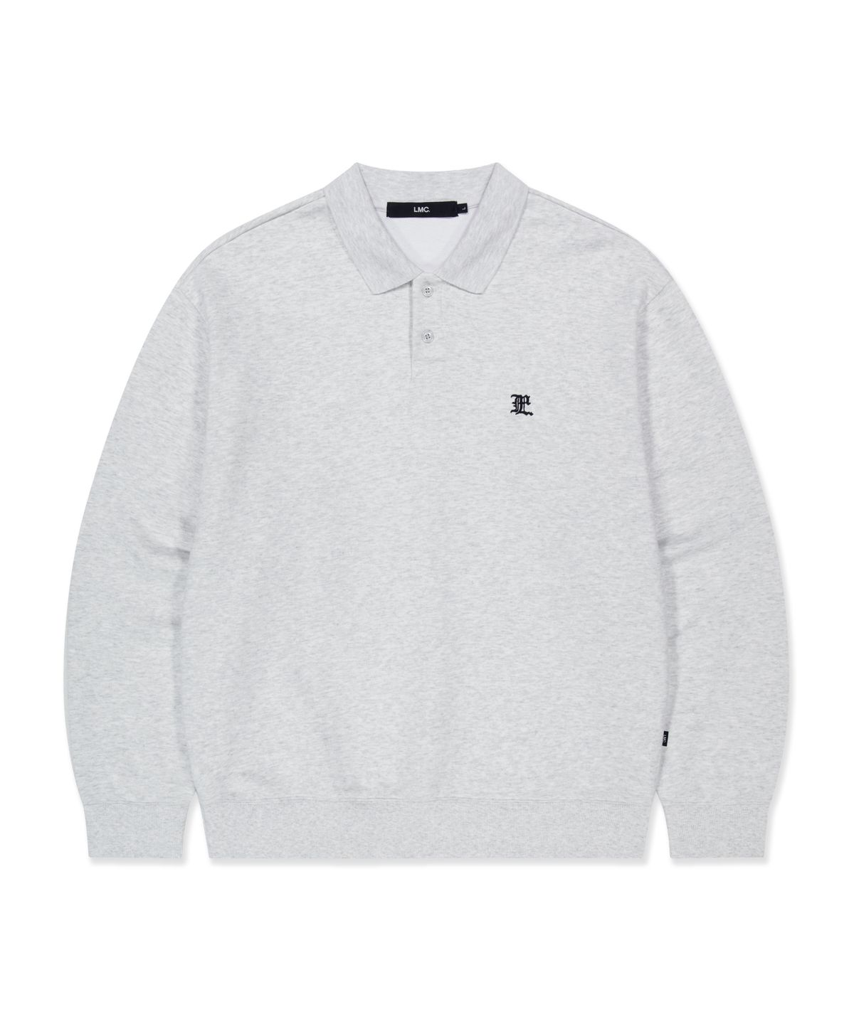 엘엠씨(LMC) GOTHIC COLLAR SWEATSHIRT light heather gray