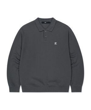 GOTHIC COLLAR SWEATSHIRT charcoal