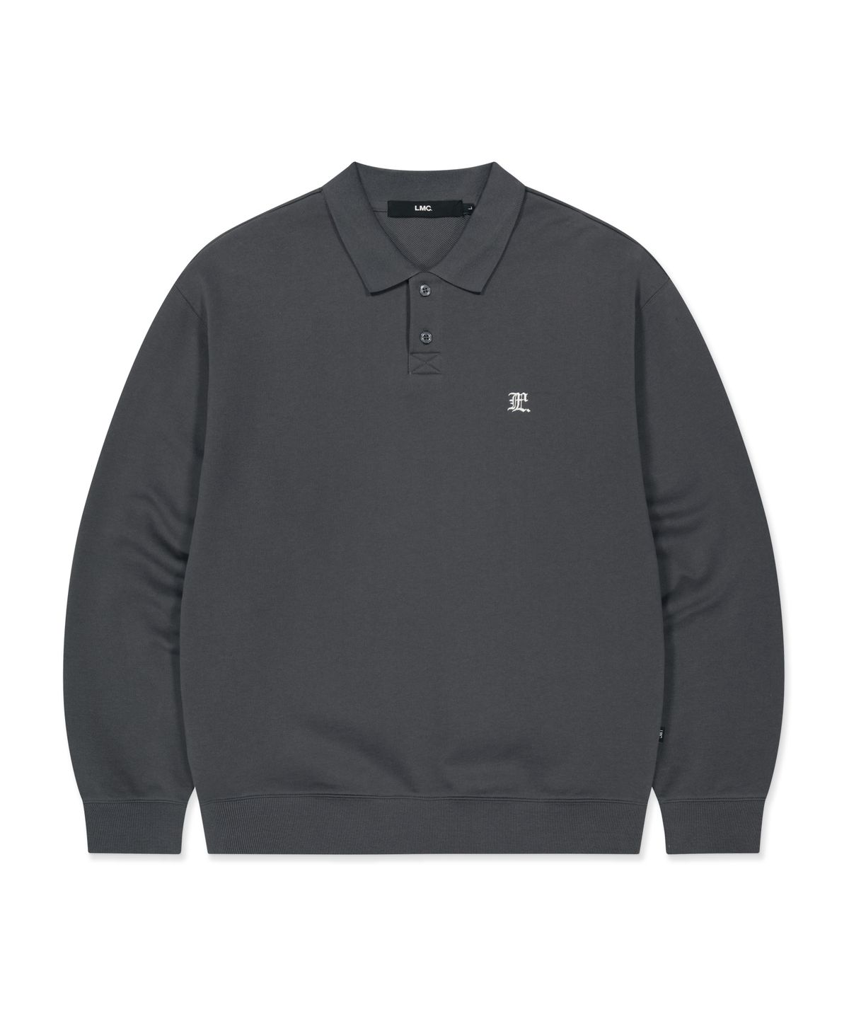엘엠씨(LMC) GOTHIC COLLAR SWEATSHIRT charcoal