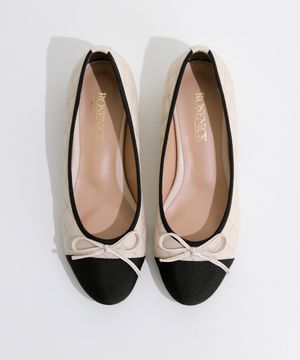 네일레 라운드 투톤 퀄팅 리본플랫 (2cm/3colors)