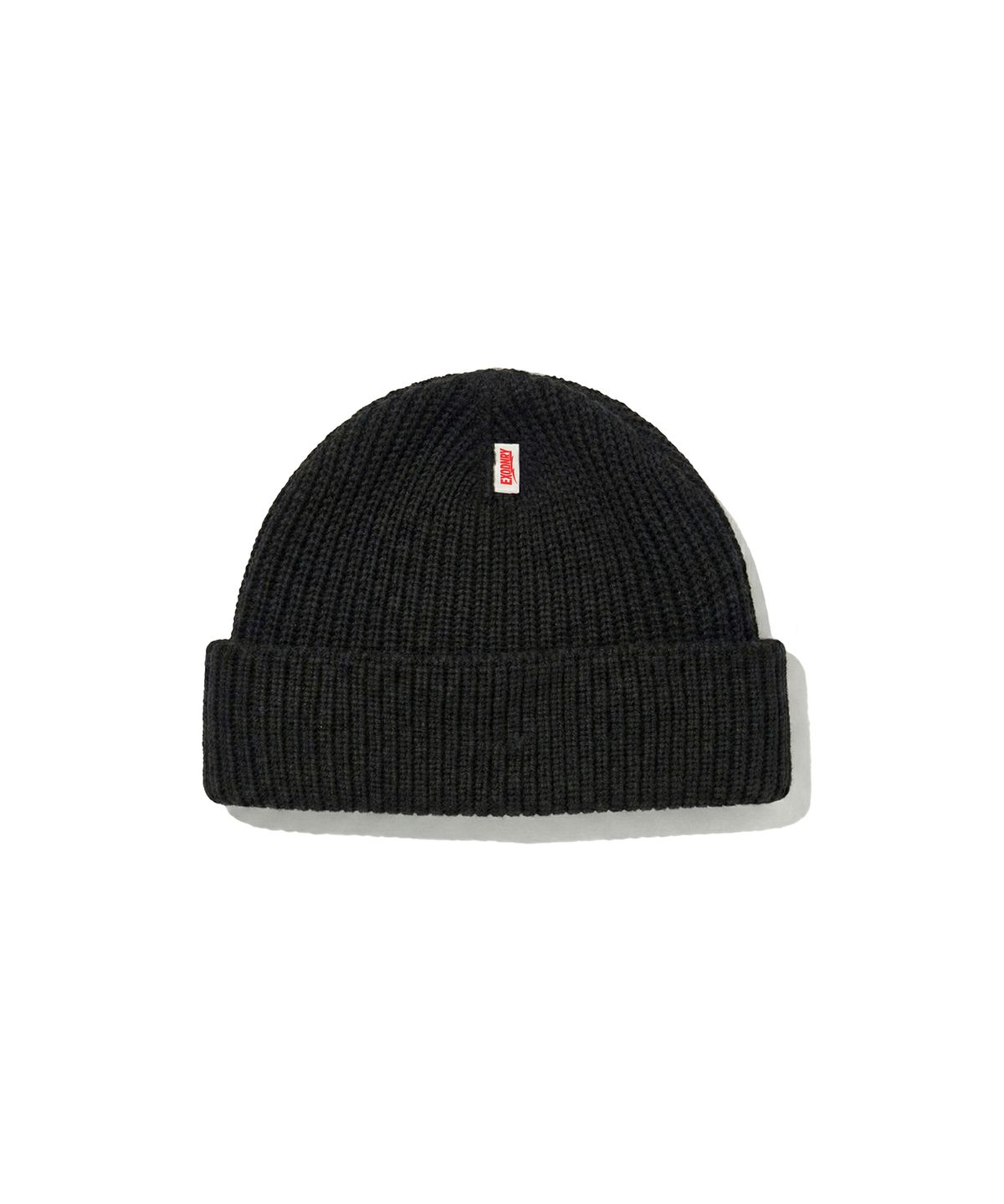 엑스트라오디너리(EXTRAORDINARY) REVERSIBLE BLANK BEANIE BLACK