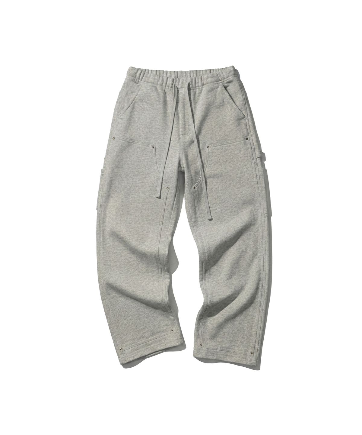 엑스트라오디너리(EXTRAORDINARY) DOUBLE KNEE SWEATPANTS MELANGE GREY