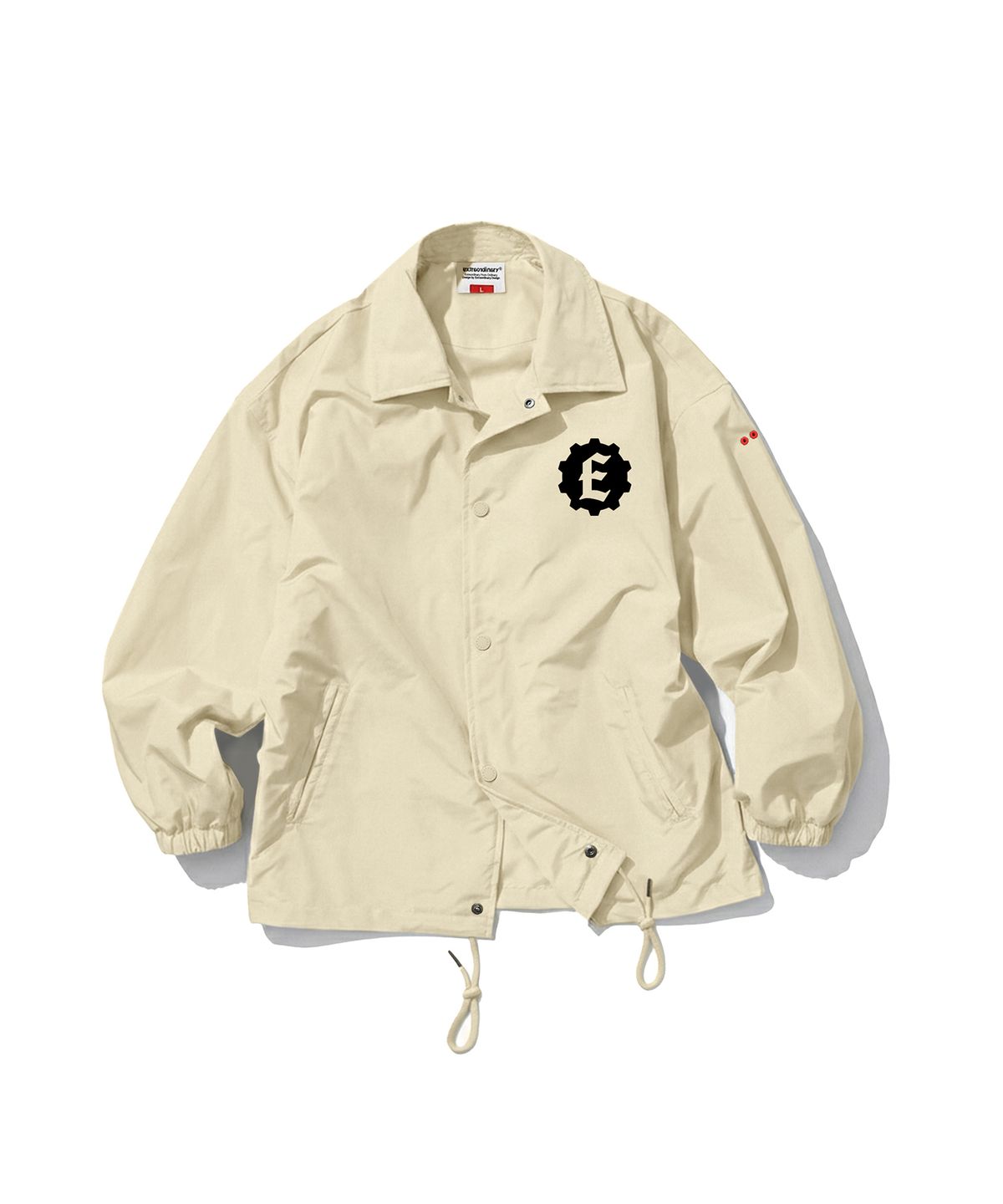 엑스트라오디너리(EXTRAORDINARY) STUDIO LOGO COACH JACKET IVORY