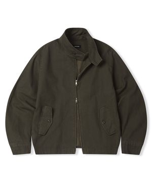 2WAY 코튼 해링턴 자켓 카키