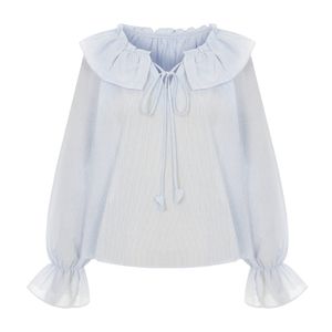 러플카라퍼프블라우스_V6A-CBL011