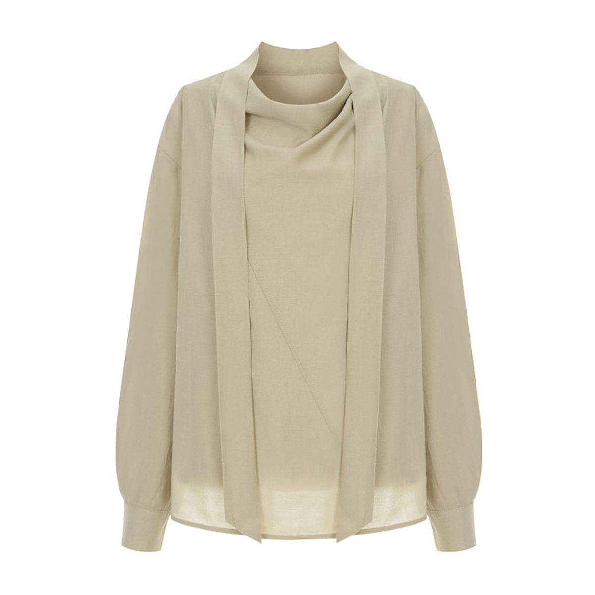 티뷰(TVIEW) 드레이프타이블라우스_V6A-CBL013