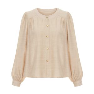 보카시셔링시어린넨블라우스_V6A-CBL014