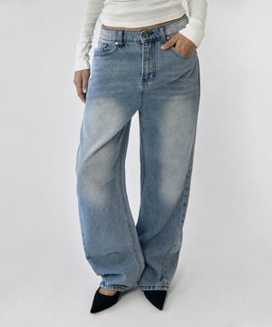 CINCH BACK DENIM [LIGHT BLUE]