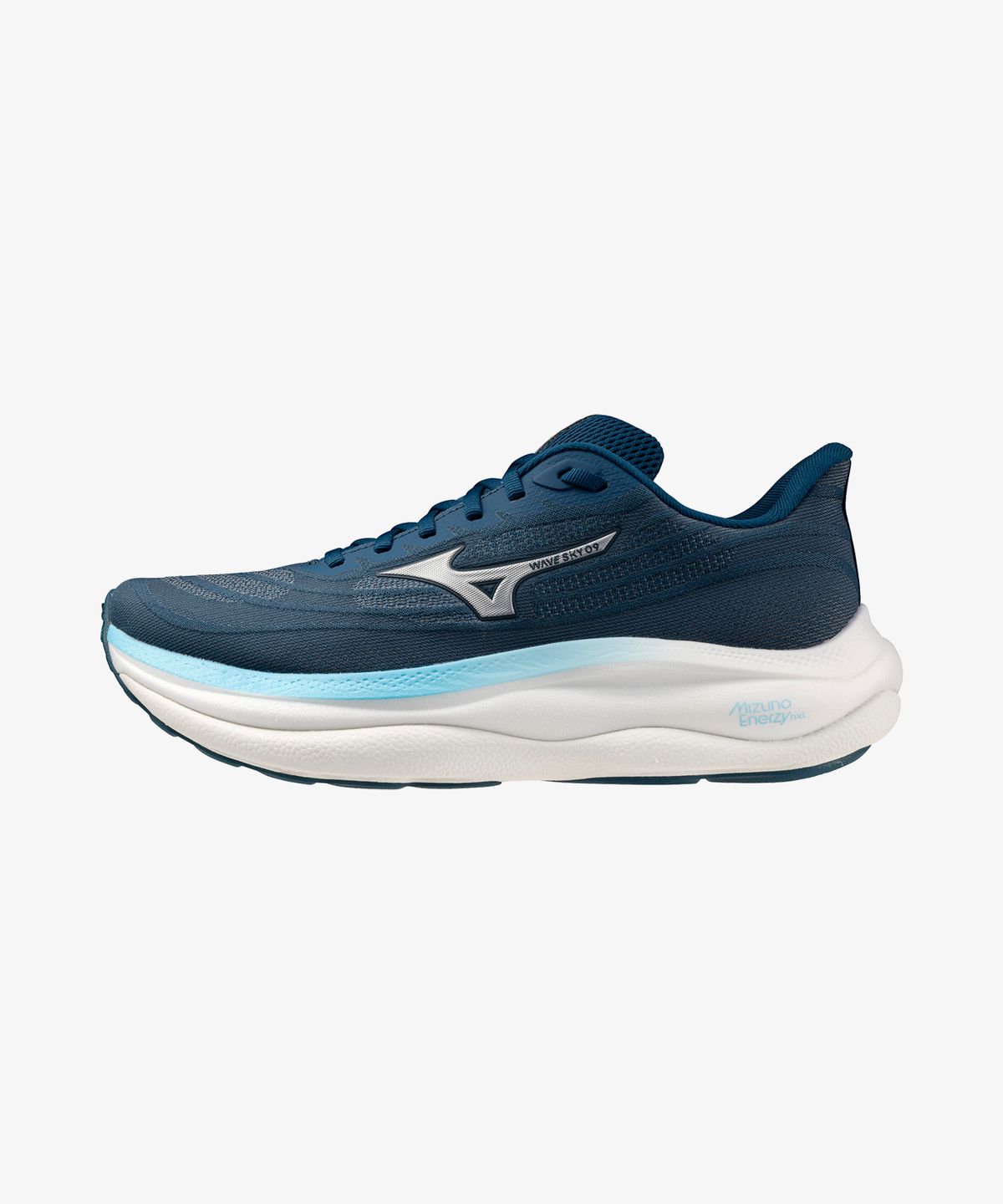 미즈노(MIZUNO) (남성) 웨이브 스카이 9 - 세일러 블루:실버:블루 토파즈 / J1GC250253