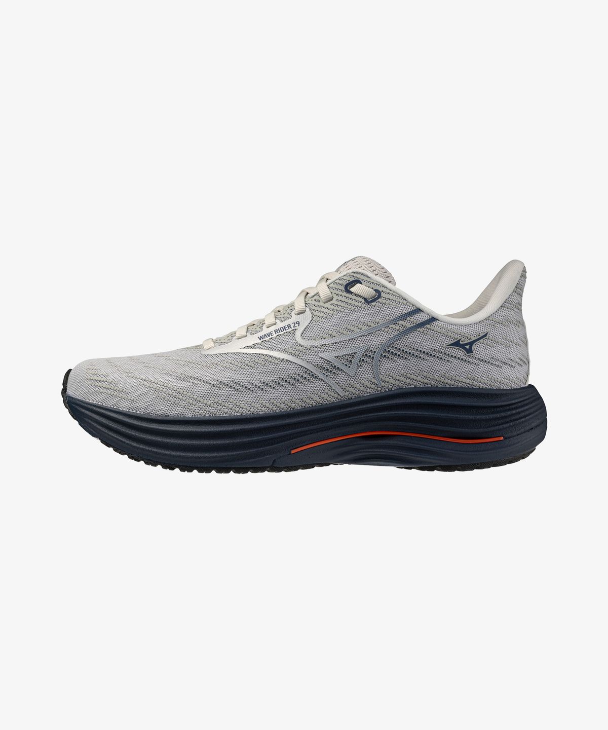 미즈노(MIZUNO) (공용) 웨이브 라이더 29 슈퍼와이드 - 하버 미스트:갤럭시 실버:드레스 블루 / J1GC256581