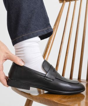 GO105 블럼 클래식 페니 로퍼 블랙