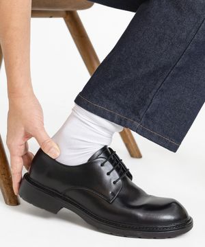 GO103 라오피 3홀 더비 슈즈 블랙