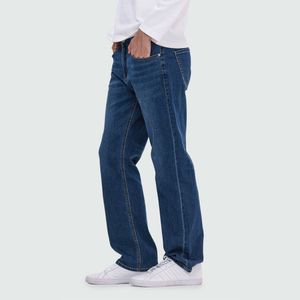 공용) 스트레이트 핏 스판 데님 팬츠 다크블루 ZQ1DIG927&ZQ1DIG977-DB