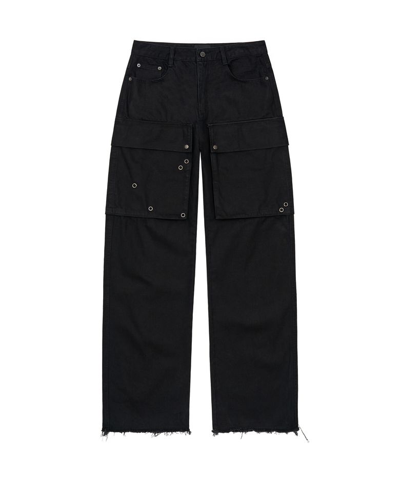 SIDE POCKET PANTS (Z BLACK)