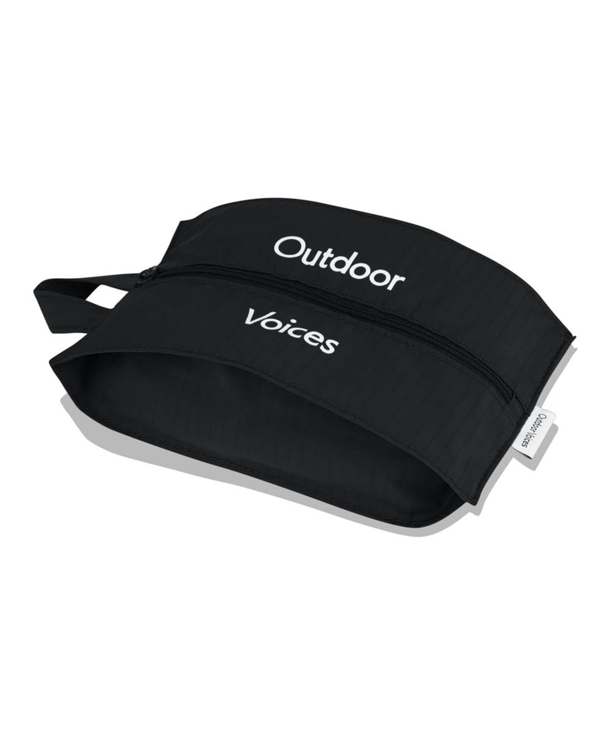 아웃도어 보이스(OUTDOOR VOICES) LIGHT WEIGHT NYLON POUCH (BLACK)