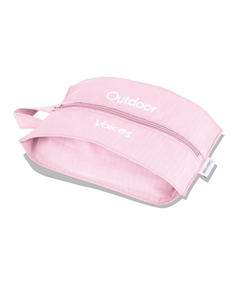 LIGHT WEIGHT NYLON POUCH (PINK)