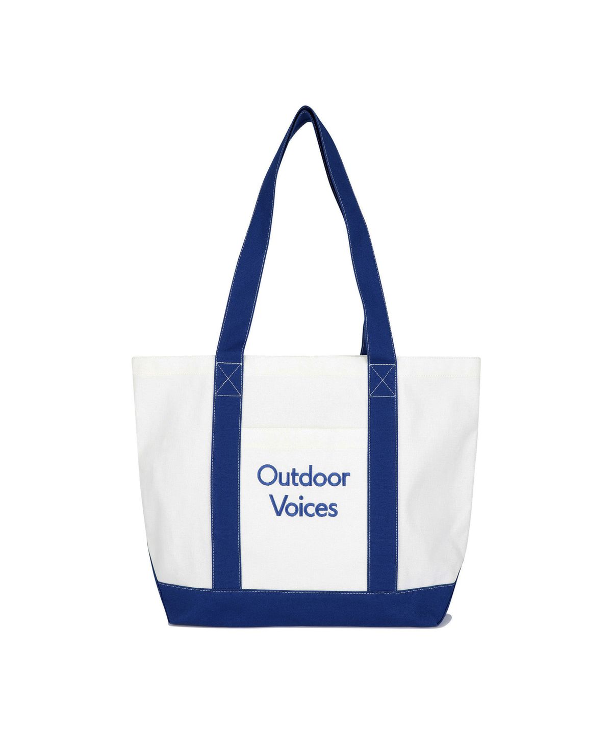 아웃도어 보이스(OUTDOOR VOICES) CANVAS BOAT BAG (BLUE)