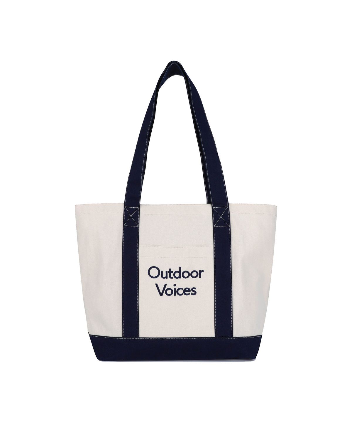 아웃도어 보이스(OUTDOOR VOICES) CANVAS BOAT BAG (NAVY)