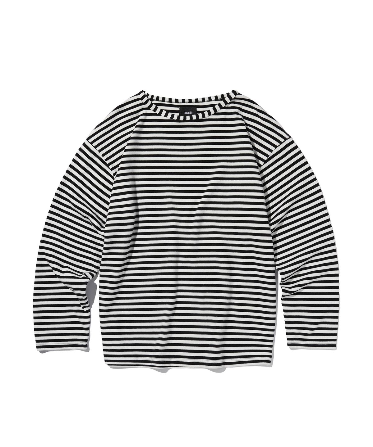 스웨이드(SUADE) BASIC BOLD STRIPE LONG SLEEVE [BLACK]