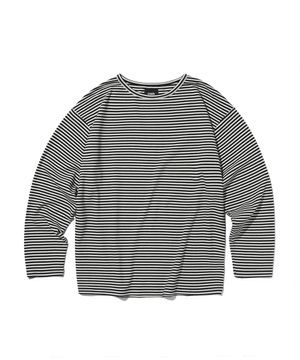 BASIC STRIPE LONG SLEEVE [BLACK]