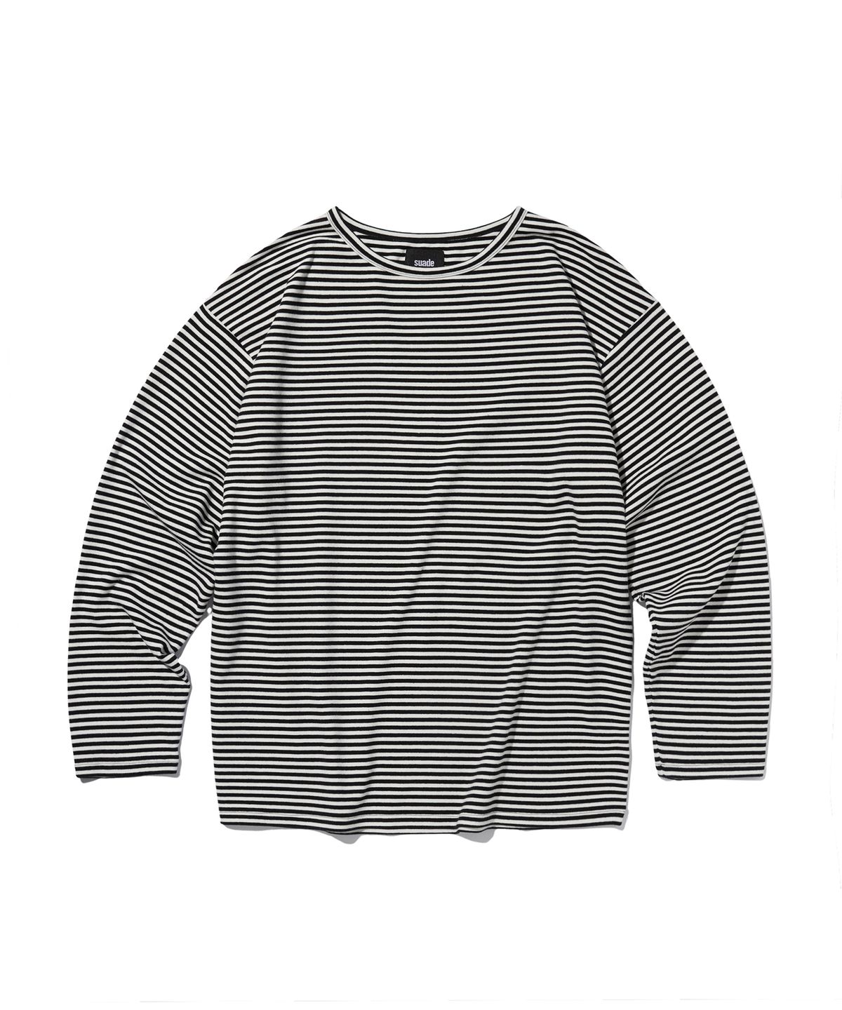 스웨이드(SUADE) BASIC STRIPE LONG SLEEVE [BLACK]