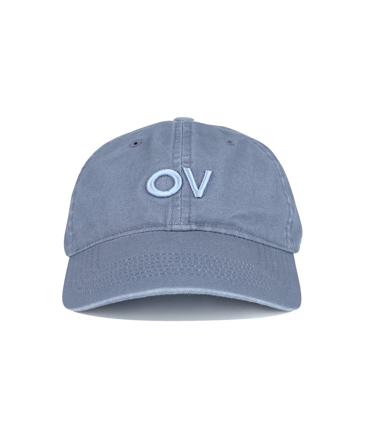 아웃도어 보이스(OUTDOOR VOICES) OV LOGO WASHED COTTON CAP (ASH BLUE)