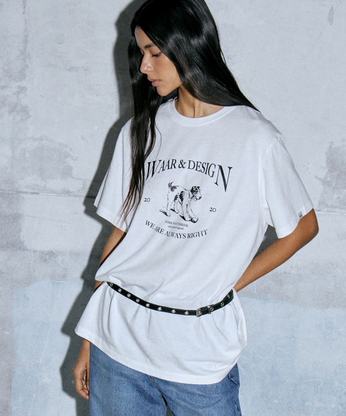 와르 포 우먼(WAARFORWOMAN) WT-57 애니멀 그래픽 티(3colors)