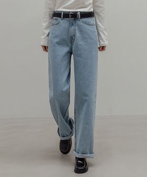 카리프 세미와이드 데님팬츠_F6S174DP