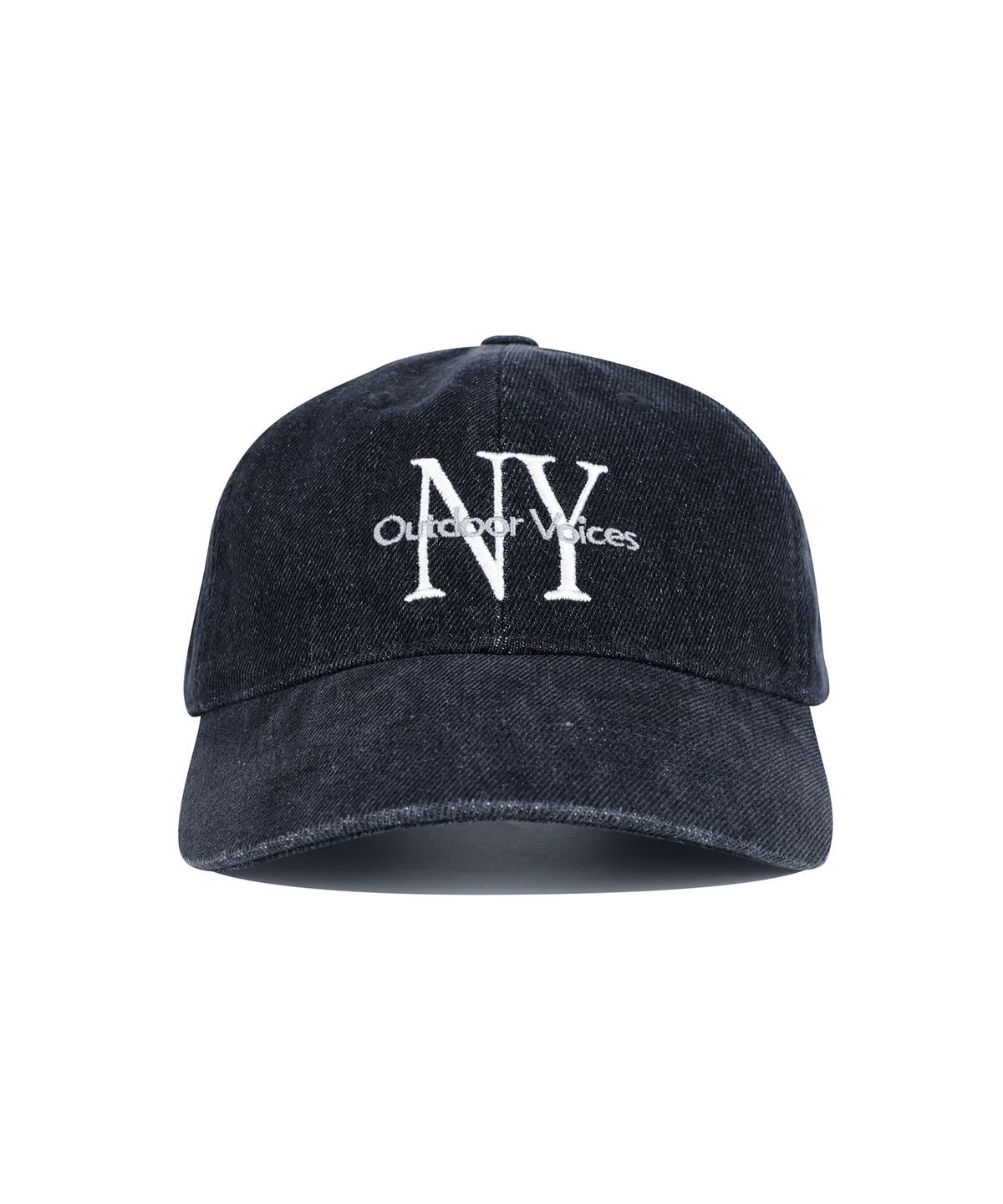아웃도어 보이스(OUTDOOR VOICES) NY WASHED DENIM CAP (CHARCOAL)