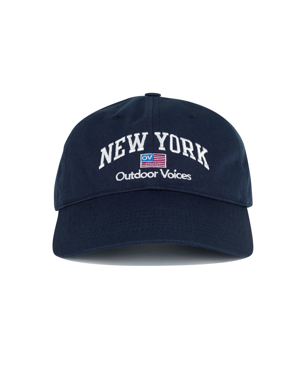 아웃도어 보이스(OUTDOOR VOICES) ARCH NY COTTON CAP (NAVY)
