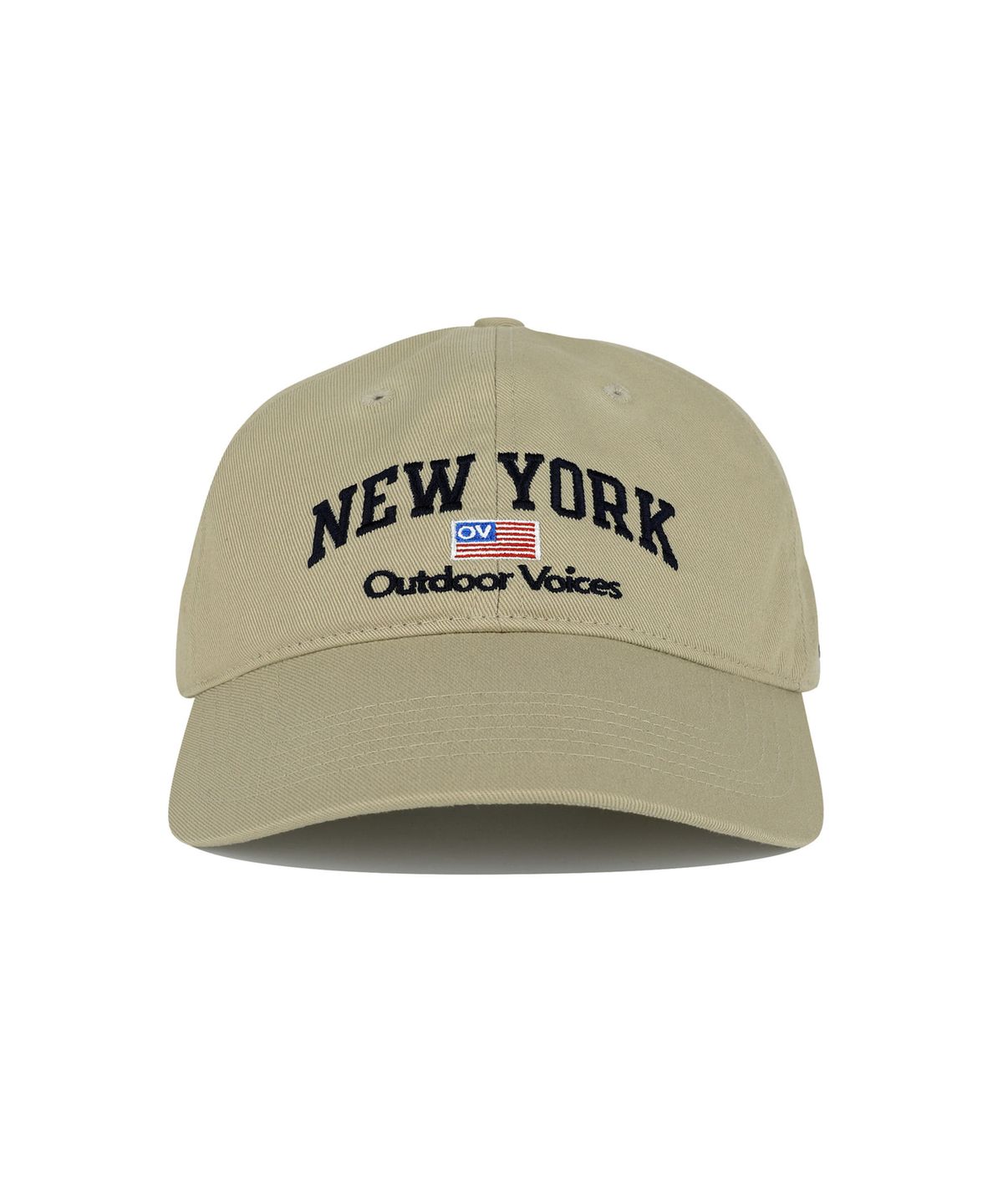 아웃도어 보이스(OUTDOOR VOICES) ARCH NY COTTON CAP (BEIGE)