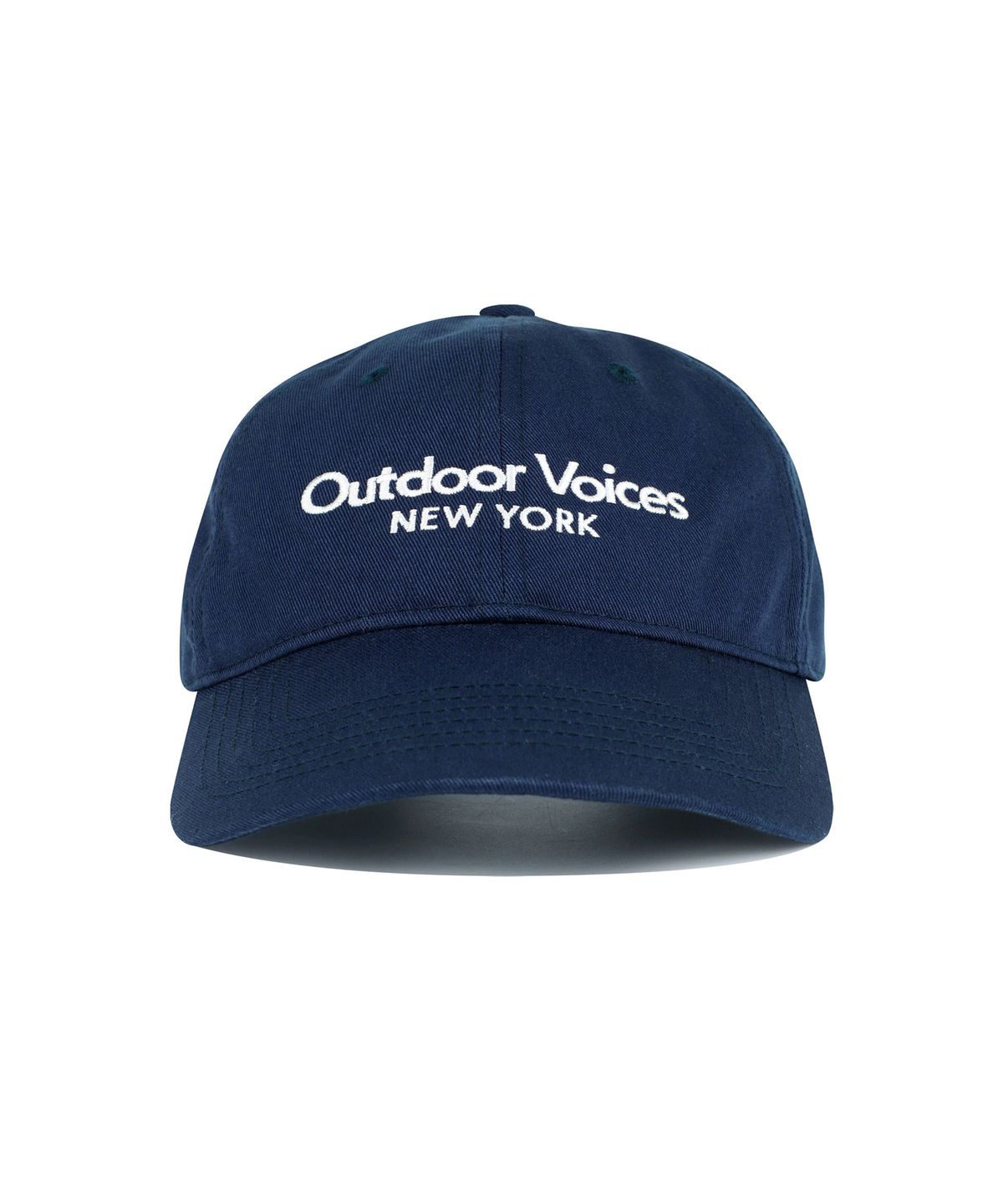 아웃도어 보이스(OUTDOOR VOICES) CLASSIC LOGO NY COTTON CAP (NAVY)