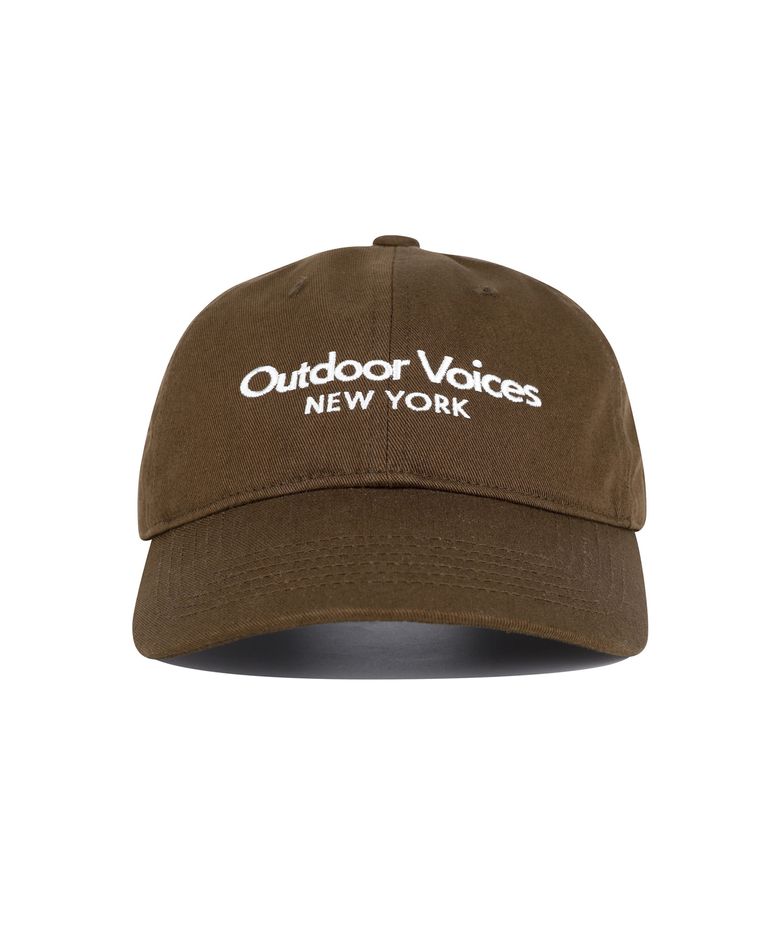 CLASSIC LOGO NY COTTON CAP (BROWN)