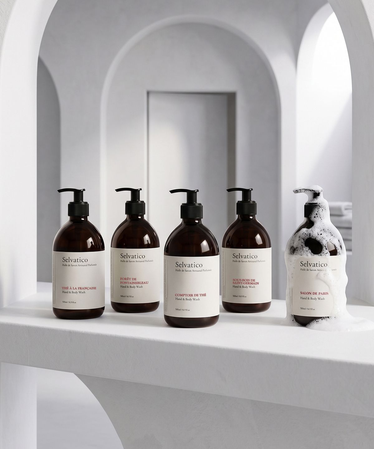 셀바티코(SELVATICO) 핸드&바디워시 500ml (5종 택1)