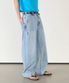 balanced denim pants (light blue)