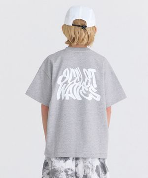 D21 웨이브 로고 반팔 (그레이)