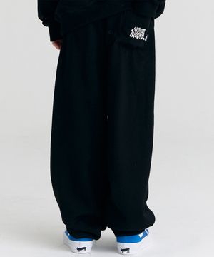 F3 특양면 트리플벌룬 팬츠 (블랙)