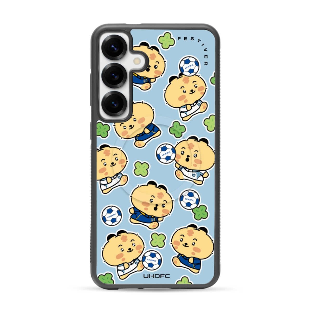 페스티버(FESTIVER) 울산 HD FC 럭키 미타 갤럭시 S시리즈 맥세이프 글라스 범퍼 케이스