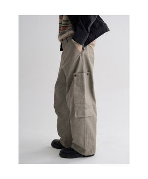 멀티 포켓 카고 팬츠  베이지