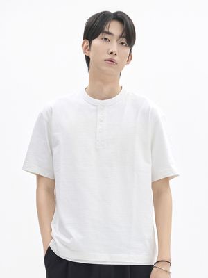 남성 코튼 헨리넥 T 반팔_MSG2TS1205