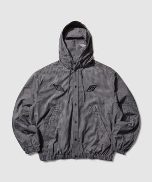 [UMB X SLAM JAM] 깅엄체크 마스크 자켓 패턴 UR111OJK33