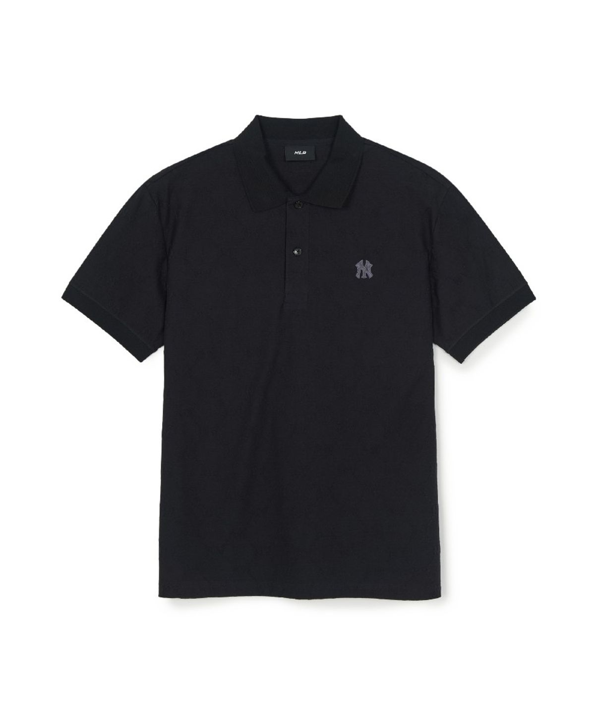 엠엘비(MLB) 다이아 모노그램 자카드 카라 티셔츠 NY (Black)