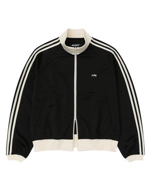 루즈 핏 클래식 NY 트랙 탑 블랙