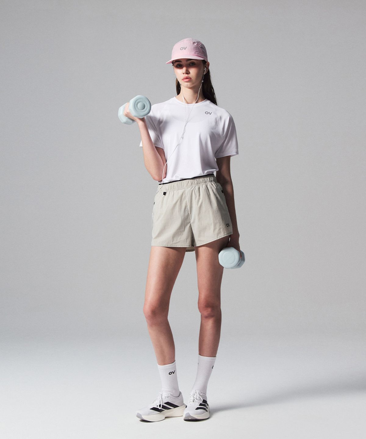 아웃도어 보이스(OUTDOOR VOICES) Technol-OV™ RACE SHORTS (GRAY KHAKI)