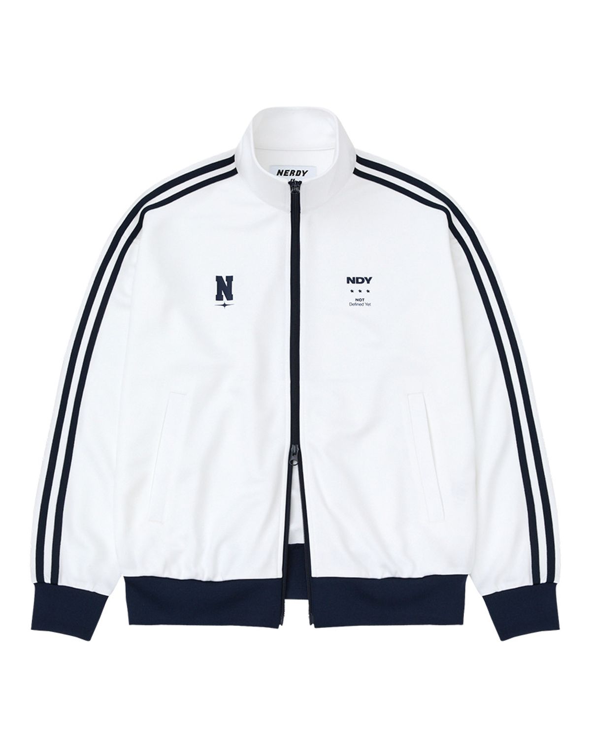 엔디와이(NDY) 스포티 NY 트랙 탑 화이트