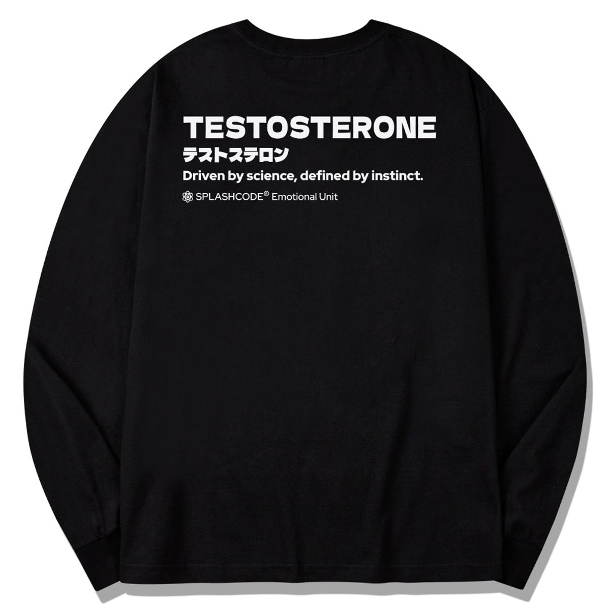 스플래시코드(SPLASHCODE) 롱슬리브 블랙 - 테토(Testosterone)