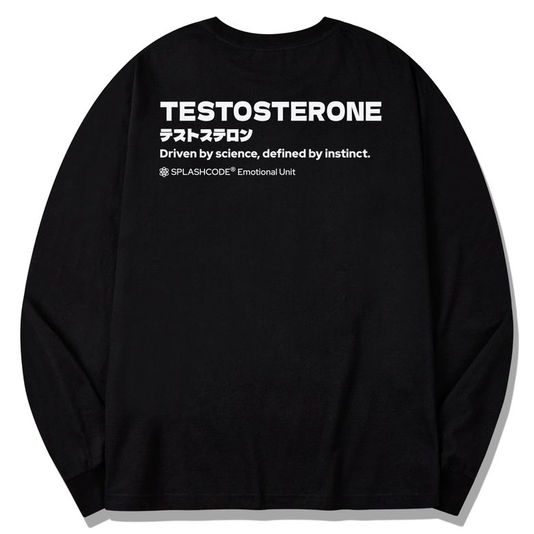 롱슬리브 블랙 - 테토(Testosterone)