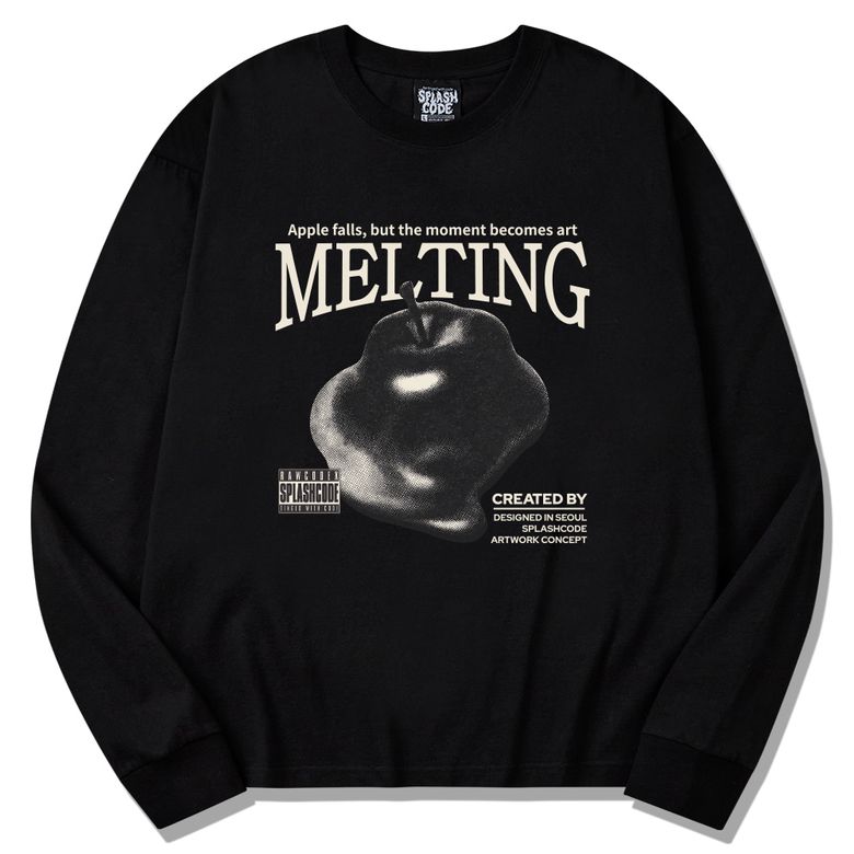 롱슬리브 블랙 - 멜팅 애플(Melting Apple)