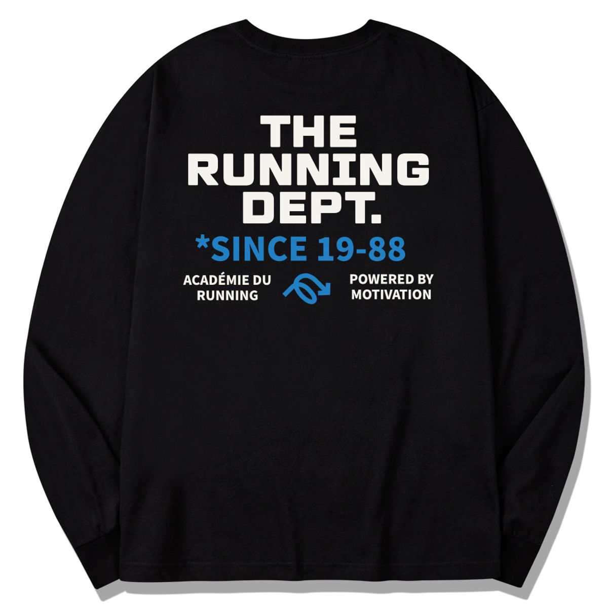 스플래시코드(SPLASHCODE) 롱슬리브 블랙 - 러닝 디파트(The Running Dept)